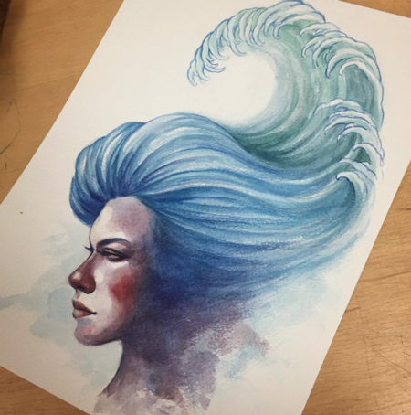 Tattoos - Wave Woman - 110184